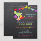 Fiesta Baby shower Uitnodiging / Baby shower Uitno (Voorkant / Achterkant)