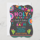 Fiesta Baby shower Uitnodiging Heilige Guacamole (Voorkant)