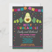 Fiesta Baby shower Uitnodiging Heilige Guacamole (Voorkant)