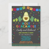 Fiesta Baby shower Uitnodiging Heilige Guacamole (Voorkant)