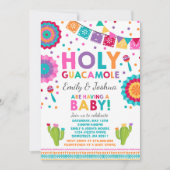 Fiesta Baby shower Uitnodiging Heilige Guacamole (Voorkant)