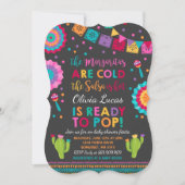 Fiesta Baby shower Uitnodiging Mexicaans Baby show (Voorkant)