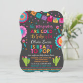 Fiesta Baby shower Uitnodiging Mexicaans Baby show (Staand voorkant)