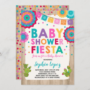 Fiesta Baby shower Uitnodiging Mexicaans Baby show
