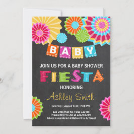Fiesta Baby shower uitnodiging Mexicaans baby show