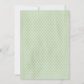 Fiesta Baby Sprinkle Invitation Cactus Greenery Kaart (Achterkant)