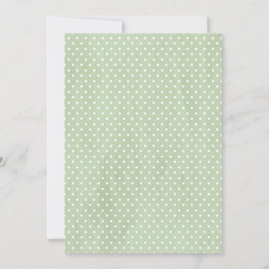 Fiesta Baby Sprinkle Invitation Cactus Greenery Kaart (Achterkant)