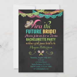 Fiesta Bachelorette Party Invitation Kaart