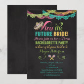 Fiesta Bachelorette Party Invitation Kaart (Voorkant / Achterkant)