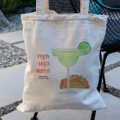 Fiesta Bachelorette Party Taco & Margarita Tequila Tote Bag