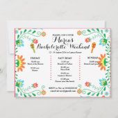 Fiesta Bachelorette Party Uitnodiging, Kaart (Voorkant)