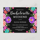 Fiesta Bachelorette Weekendfeest Uitnodiging (Voorkant)