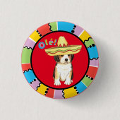 Fiesta Beagle Ronde Button 3,2 Cm (Voorkant)