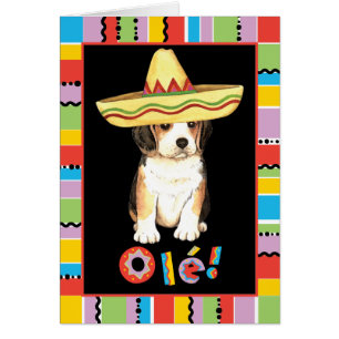 Fiesta Beagle Wenskaart