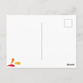 Fiesta bedankingskaart briefkaart (Achterkant)