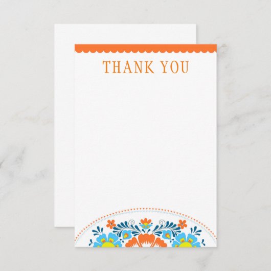 Fiesta - Bedankt voor je briefkaart (Voorkant / Achterkant)