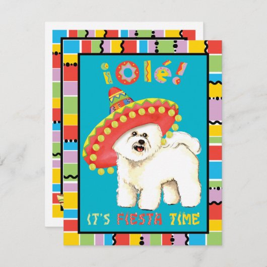 Fiesta Bichon Kaart (Voorkant / Achterkant)