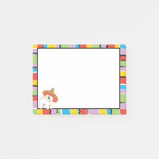 Fiesta Bichon Post-it® Notes (Voorkant)