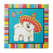 Fiesta Bichon Tegeltje (Voorkant)