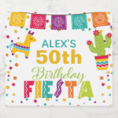 Fiesta Bierlabel Wit - Naam/Jaar aanpassen Bier Etiket (Enkel label)