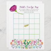 FIESTA BINGO Bruids Baby shower Spelletjes (Voorkant / Achterkant)