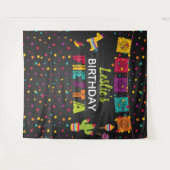 Fiesta Birthday Backdrop - Pinata Wandkleed (Voorkant (horizontaal))