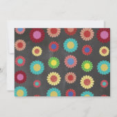 Fiesta Birthday Foto Mexicaans roze ventilatoren r Kaart (Achterkant)