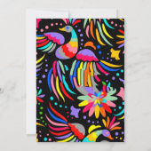 Fiesta Birthday Invitation Chalkboard Mexican Kaart (Achterkant)