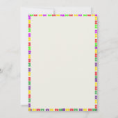 Fiesta Birthday Invitation Chalkboard Mexican Kaart (Achterkant)