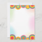 Fiesta Birthday Invitation Fiesta Fun Turning Uno Kaart (Achterkant)