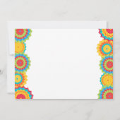 Fiesta Birthday Invitation Fiesta Fun Turning Uno Kaart (Achterkant)