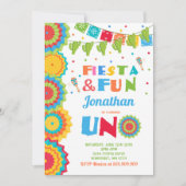 Fiesta Birthday Invitation Fiesta Fun Turning Uno Kaart (Voorkant)