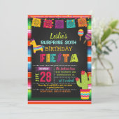 Fiesta Birthday Invitation for Pinata Kaart (Staand voorkant)