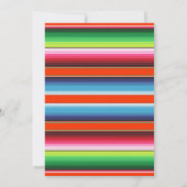 Fiesta Birthday Invitation for Pinata Kaart (Achterkant)