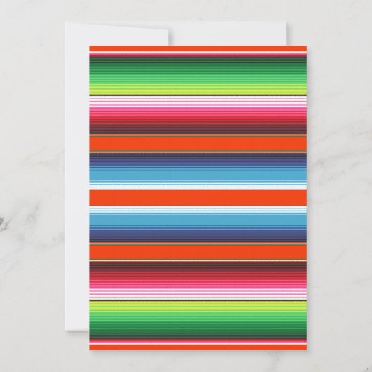 Fiesta Birthday Invitation for Pinata Kaart (Achterkant)