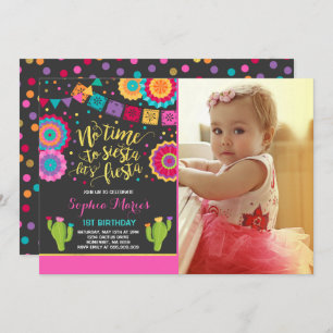 Fiesta Birthday Invitation Mexican Birthday Fiesta Kaart