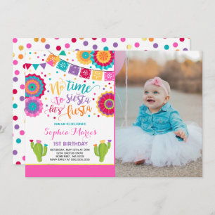 Fiesta Birthday Invitation Mexican Birthday Fiesta Kaart