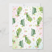 Fiesta Birthday Invitation Taco Bout A Party Kaart (Achterkant)