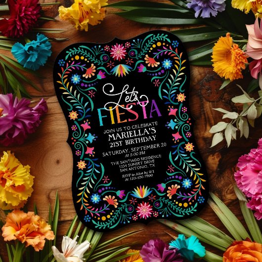 Fiesta Birthday Kaart