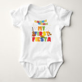 Fiesta Birthday One-Piece Bodysuit (Voorkant)