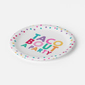 Fiesta Birthday Paper Bord 7-inch Taco Bout A Part (Gekanteld)