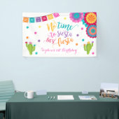 Fiesta Birthday Party Banner: geen tijd voor Siest Spandoek (Beurs)