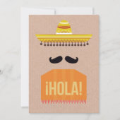 Fiesta Birthday Party Invitation Kaart (Voorkant)