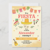 Fiesta Birthday Party Invitation Kaart (Voorkant)