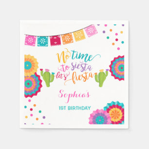 Fiesta Birthday Party Napkin Mexican Fiesta Party Servetten