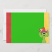 Fiesta Birthday Uitnodiging (Achterkant)