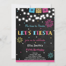 Fiesta Birthday Uitnodiging