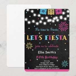 Fiesta Birthday Uitnodiging