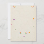 Fiesta Birthday Uitnodiging (Achterkant)