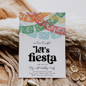 Fiesta Birthday Uitnodiging